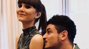 Aitana y Cepeda, pura ternura antes de los Premios Cadena Dial