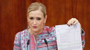 Cristina Cifuentes da explicaciones en la Asamblea madrileña: "Mi máster es perfectamente real y legal"