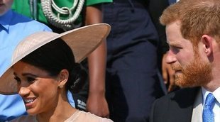 Una abeja eclipsa la primera aparición oficial del Príncipe Harry y Meghan Markle tras su boda