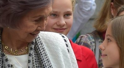 La Reina Sofía, la Reina Letizia, Leonor y Sofía, al teatro con Victoria de Marichalar e Irene Urdangarin