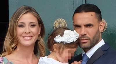 Elisabeth Reyes y Sergio Sánchez celebran el  bautizo de su hija Adriana en El Rocío