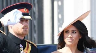 Meghan Markle, en un segundo plano en su primer Trooping The Colour