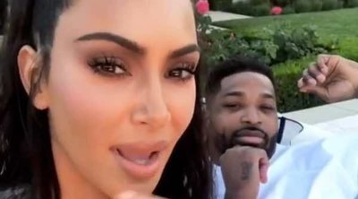 Kim Kardashian y Tristan Thompson 'retransmiten' en directo su reconciliación