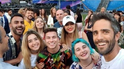 La emotiva celebración del cumpleaños de Roberto Leal junto a los concursantes de 'OT 2017'