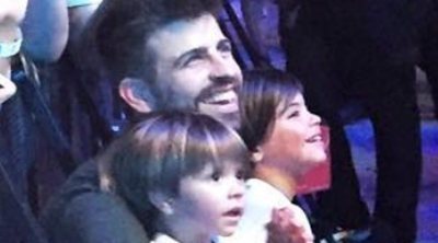 Milan, Sasha y Gerard Piqué, fans número uno de Shakira durante sus conciertos en Barcelona