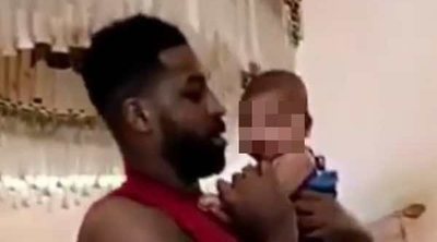 El tierno baile de Tristan Thompson con su hija True