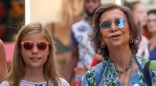 La Reina Sofía, la Reina Letizia, la Princesa Leonor y la Infanta Sofía, juntas en un mercado de Mallorca