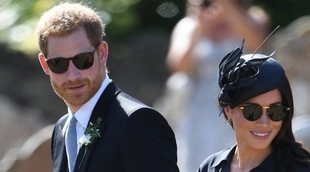 El Príncipe Harry y Meghan Markle vuelven a eclipsar a Eugenia de York y Jack Brooksbank