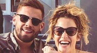 Caroline Flack huye de un restaurante después de una fuerte discusión con su pareja Andrew Brady