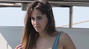 Aitana Ocaña luce tipazo mientras se divierte en alta mar durante sus vacaciones en Ibiza