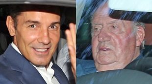 El Rey Juan Carlos, Jesús Vázquez y Paloma Cuevas coinciden en el bautizo del hijo de María Zurita