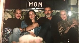 Antonio Banderas y Melanie Griffith se reencuentran por el 22 cumpleaños de Stella del Carmen