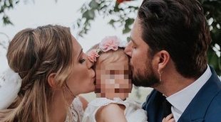 Chloe, hija de Manuel Carrasco y Almudena Navalón, se convirtió en la protagonista de la boda de sus padres