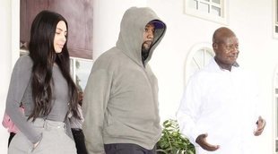 Kim Kardashian y Kanye West se reúnen con el Presidente de Uganda