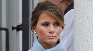 Susto en el avión en el que viajaba Melania Trump al salir humo de la cabina