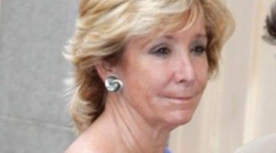 Esperanza Aguirre, Massiel y Fernando Guillén acuden a la capilla ardiente de Gustavo Pérez Puig