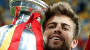 Shakira y Gerard Piqué celebran la victoria de España en la Eurocopa 2012 vía Twitter