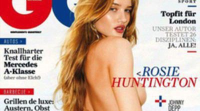 Rosie Huntington-Whiteley posa en topless para la portada de GQ