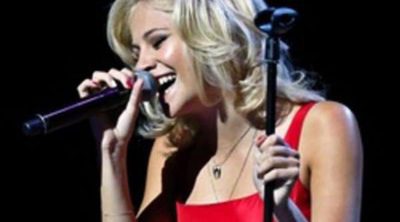 Pixie Lott ameniza la gimnasia artística masculina en los Juegos Olímpicos de Londres 2012