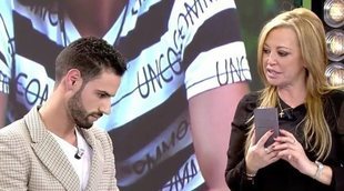 Belén Esteban y Asraf Beno no se entienden: "No me tientes que te meto un corte que te dejo tiritando"