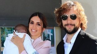 Elena Furiase y Gonzalo Sierra bautizan a su hijo Noah rodeados de familia y amigos