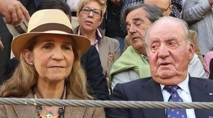 Vítores y aplausos para el Rey Juan Carlos y la Infanta Elena durante una tarde de toros en Illescas