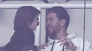 La tarde en familia de Sergio Ramos con sus hijos Sergio y Marco en el Santiago Bernabéu