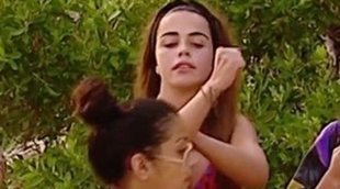 Violeta le hace una peineta a Dakota tras protagonizar una fuerte discusión en 'Supervivientes 2019'