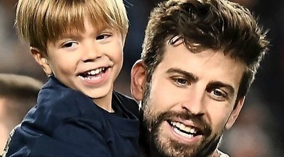 Gerard Piqué, Leo Messi o Luis Suárez celebran con sus mujeres y sus hijos la última victoria del Barça