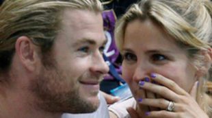 Elsa Pataky y Chris Hemsworth, amor y confidencias en las gradas de los Juegos Olímpicos de Londres 2012