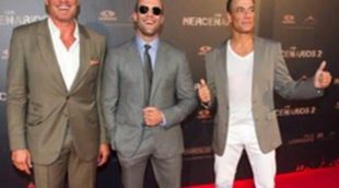 'Los Mercenarios 2' se estrena en Madrid con Jason Statham, Jean Claude Van Damme y Dolph Lundgren