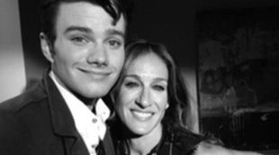 Se publica la primera imagen de Chris Colfer y Sarah Jessica Parker en el rodaje de 'Glee'