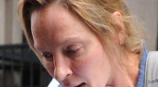 Uma Thurman 'esconde' a su hija en su primera aparición un mes después de su nacimiento