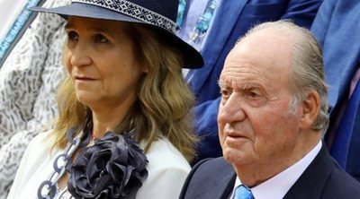 El Rey Juan Carlos y la Infanta Elena, fieles a su cita con Rafa Nadal en la final de Roland Garros 2019