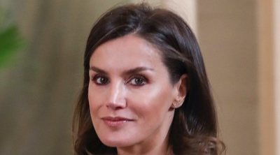 La Reina Letizia, más cariñosa que nunca en una audiencia en el Palacio de la Zarzuela