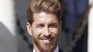 Sergio Ramos, un novio muy sonriente y repeinado en la Catedral de Sevilla para casarse con Pilar Rubio