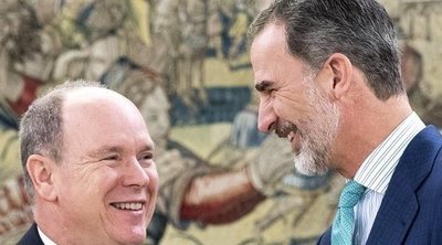 Felipe VI demuestra la buena relación que tiene con Alberto de Mónaco recibiéndole en la Zarzuela