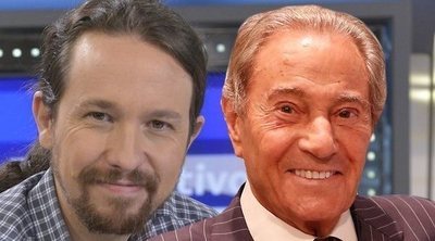 Pablo Iglesias se despide cariñosamente de Arturo Fernández tras haber coincidido en una serie de televisión