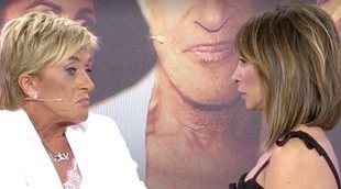 El esperado y frío reencuentro entre Chelo García Cortés y María Patiño: "Metí la pata contigo y con Gema"