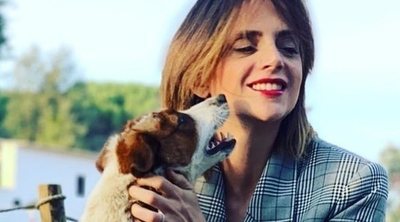 Macarena Gómez anuncia la muerte de su perrita Costra tras llevar varios días desaparecida