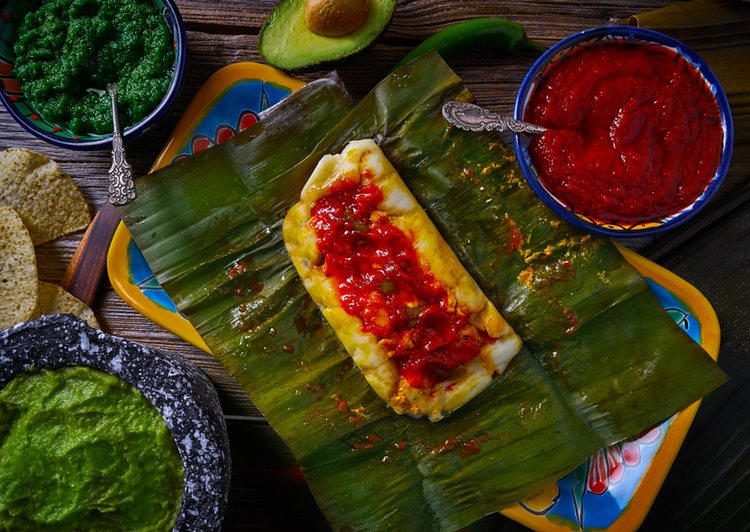 Debemos extender el relleno encima de la hoja antes de cerrarlo