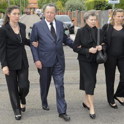 Los Duques de Calabria en el funeral de Fernando Moreno