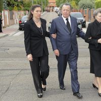 Los Duques de Calabria en el funeral de Fernando Moreno