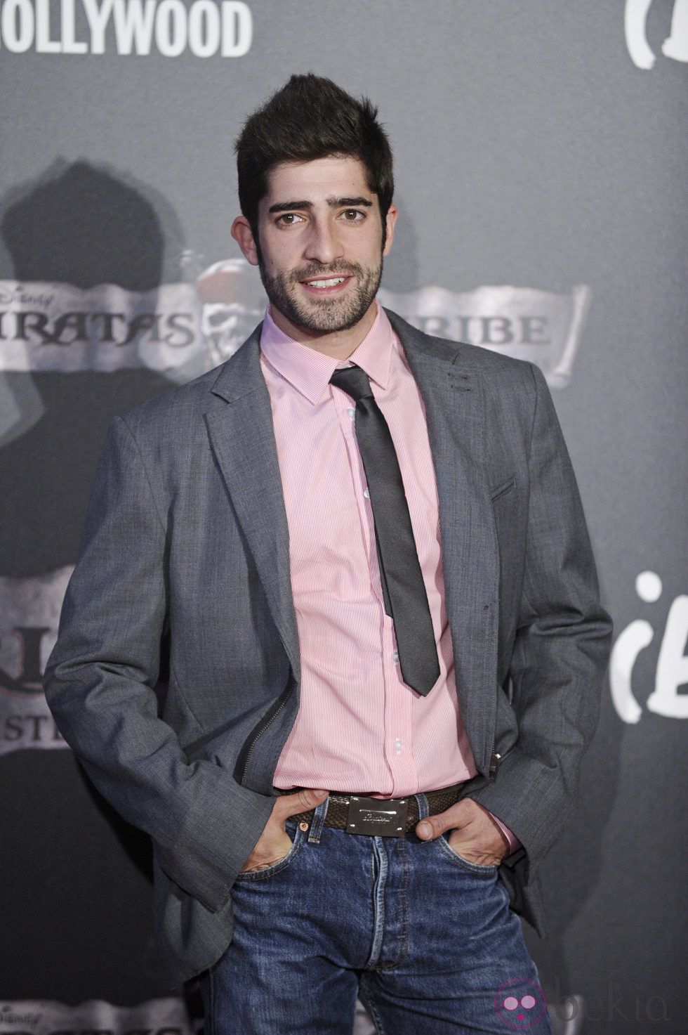 Alberto Ferreiro en el estreno madrileño de 'Piratas del Caribe'