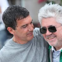 Antonio Banderas y Pedro Almodóvar en Cannes