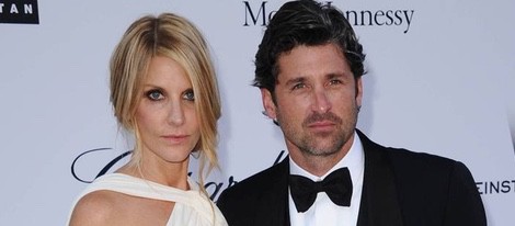 Patrick Dempsey y su esposa en la gala amFAR en Cannes