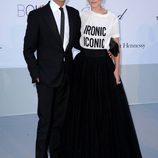 Filiberto de Saboya y Clotilde Courau en la gala amFAR en Cannes