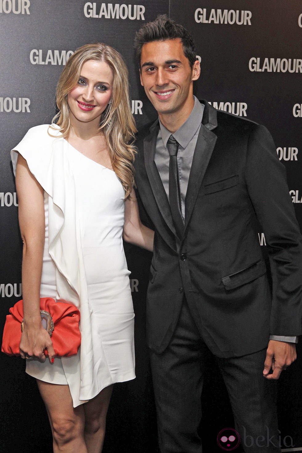 Álvaro Arbeloa y su novia en los Premios Glamour 2011