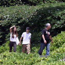 Justin Bieber, Selena Gomez y su guardaespaldas