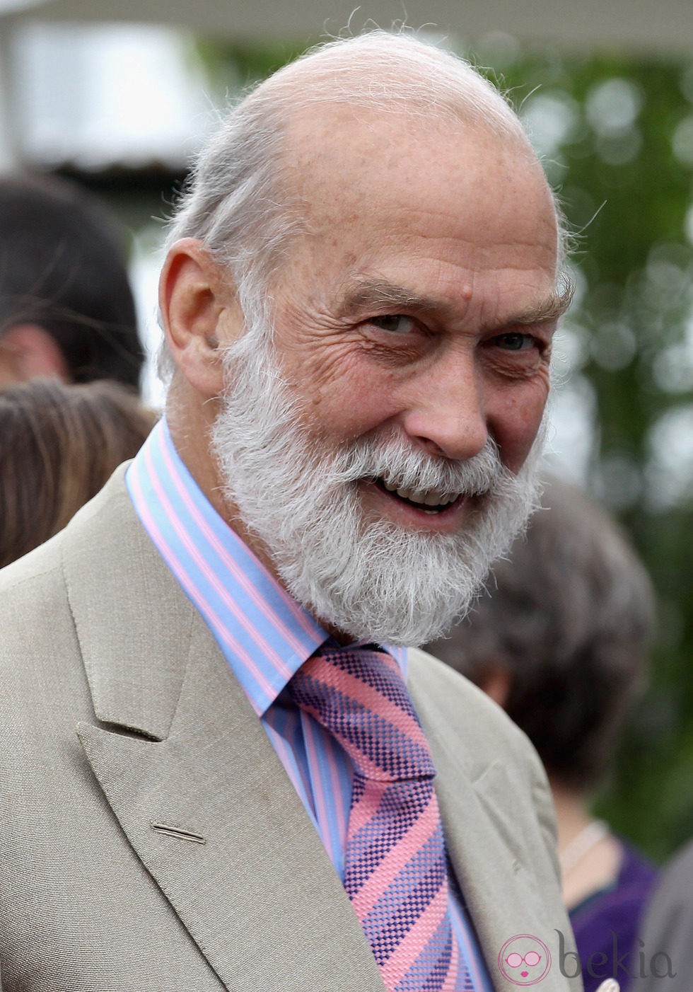 El Príncipe Miguel de Kent en la Chelsea Flower Show